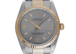 Rolex Oyster Perpetual 31 77513 (2004) - Grijs wijzerplaat 31mm Goud/Staal