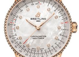 Breitling Navitimer R17327211A1R1 (2026) - Parelmoer wijzerplaat 36mm Roodgoud