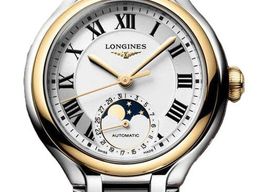 Longines PrimaLuna L8.126.5.79.7 (2026) - Zilver wijzerplaat 34mm Goud/Staal