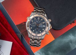 Omega Seamaster Diver 300 M 2296.80.00 (1985) - Blauw wijzerplaat 42mm Titanium