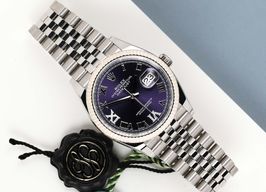 Rolex Datejust 36 126234 (2023) - Purple dial 36 mm Steel case