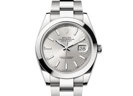 Rolex Datejust 41 126300 (2025) - Zilver wijzerplaat 41mm Staal