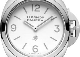 Panerai Luminor Base Logo PAM01087 (2026) - Wit wijzerplaat 44mm Staal