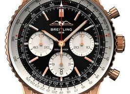 Breitling Navitimer 1 B01 Chronograph RB0138211B1R1 (2026) - Zwart wijzerplaat 43mm Roodgoud