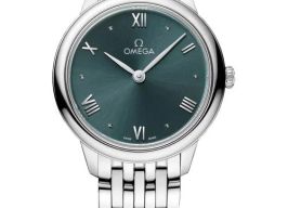 Omega De Ville 434.10.28.60.10.001 (2026) - Turquoise wijzerplaat 28mm Staal