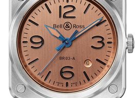 Bell & Ross BR 03 BR03A-GB-ST/SCA (2026) - Beige dial 42 mm Steel case
