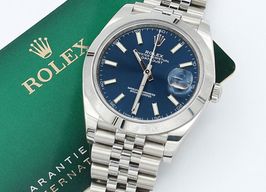 Rolex Datejust 41 126300 (Unknown (random serial)) - Blue dial 41 mm Steel case