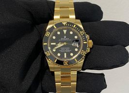 Rolex Submariner Date 126618LN (2024) - Zwart wijzerplaat 41mm Geelgoud