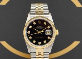 Rolex Datejust 36 16233 (1995) - Black dial 36 mm Gold/Steel case