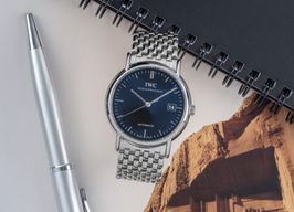 IWC Portofino Automatic IW353306 (Onbekend (willekeurig serienummer)) - Zwart wijzerplaat 38mm Staal