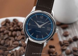 Jaeger-LeCoultre Master Control Date Q4018480 (Onbekend (willekeurig serienummer)) - Blauw wijzerplaat 40mm Staal