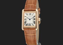 Cartier Tank Louis Cartier WGTA0010 (2025) - Zilver wijzerplaat 30mm Roségoud