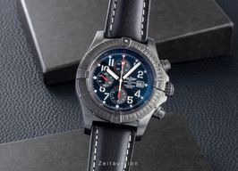 Breitling Super Avenger M13370 (2009) - Black dial 48 mm Steel case