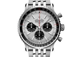 Breitling Navitimer 1 B01 Chronograph AB0138241G1A1 (2024) - Zilver wijzerplaat 43mm Staal