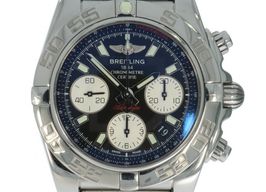 Breitling Chronomat 41 AB0140 (Onbekend (willekeurig serienummer)) - Zwart wijzerplaat 41mm Staal