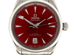 Omega Seamaster Aqua Terra 220.10.38.20.13.003 (2024) - Red dial 38 mm Steel case