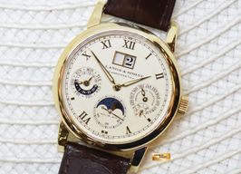 A. Lange & Söhne Langematik Perpetual 310.021 (2006) - White dial 38 mm Yellow Gold case