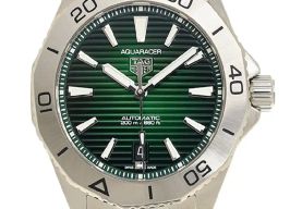 TAG Heuer Aquaracer WBP2115.BA0627 (2025) - Green dial 40 mm Steel case