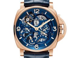 Panerai Luminor 1950 PAM01060 (2025) - Transparent dial 47 mm Red Gold case