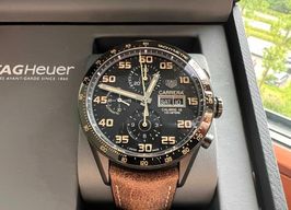 TAG Heuer Carrera Calibre 16 CV2A84.FC6394 (2024) - Black dial 43 mm Titanium case