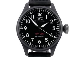 IWC Big Pilot Top Gun IW329801 (2022) - Black dial 44 mm Ceramic case