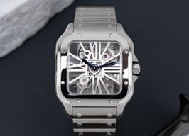 Cartier Santos WHSA0015 (2023) - Transparent dial 40 mm Steel case
