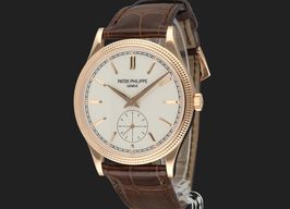 Patek Philippe Calatrava 6119R (2021) - Silver dial 40 mm Rose Gold case