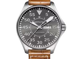 Hamilton Khaki Aviation H64715885 (2025) - Grijs wijzerplaat 46mm Staal