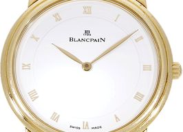 Blancpain Villeret Ultra-Slim 0071-1418-55 (1993) - White dial 35 mm Yellow Gold case