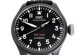 IWC Big Pilot Top Gun IW329801 (2022) - Black dial 44 mm Ceramic case