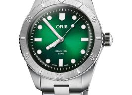 Oris Divers Sixty Five 01 400 7774 4057-07 8 19 18 (2026) - Groen wijzerplaat 38mm Staal