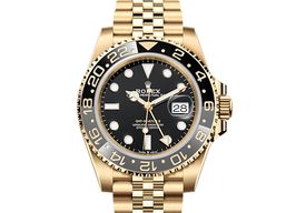 Rolex GMT-Master II 126718GRNR (2025) - Zwart wijzerplaat 40mm Geelgoud