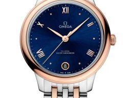Omega De Ville 434.20.34.20.03.001 (2026) - Blue dial 34 mm Gold/Steel case