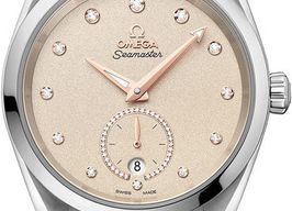 Omega Seamaster Aqua Terra 220.10.38.20.59.001 (2026) - Beige wijzerplaat 38mm Staal