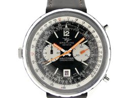 Breitling Chrono-Matic 1806 (1972) - Zwart wijzerplaat 49mm Staal