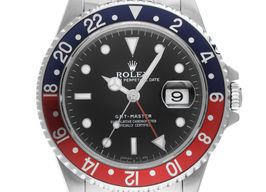 Rolex GMT-Master 16700 (1997) - Zwart wijzerplaat 40mm Staal