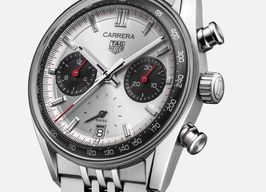 TAG Heuer Carrera CBS2216.BA0048 (2025) - Zilver wijzerplaat 39mm Staal