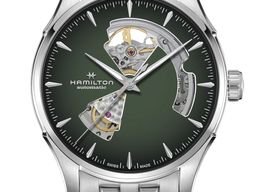 Hamilton Jazzmaster Open Heart H32675160 (2024) - Green dial 40 mm Steel case