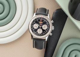 Breitling Navitimer 01 AB0120 (2015) - Zwart wijzerplaat 43mm Staal