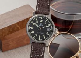 Union Glashütte Belisar Pilot unknown (1995) - Zwart wijzerplaat 37mm Titanium