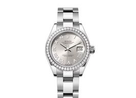 Rolex Lady-Datejust 279384RBR (2024) - Silver dial 28 mm Steel case