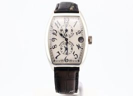 Franck Muller Master Banker 5850 MB (Unknown (random serial)) - Silver dial 32 mm Platinum case