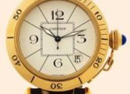 Cartier Pasha 1991 (Unknown (random serial)) - White dial 38 mm Yellow Gold case