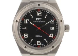 IWC Ingenieur AMG IW322702 (Unknown (random serial)) - Black dial 43 mm Titanium case