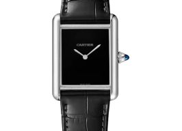 Cartier Tank WSTA0108 (2025) - Black dial 34 mm Steel case