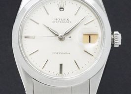 Rolex Oyster Precision 6694 (1960) - Zilver wijzerplaat 34mm Staal