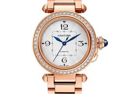 Cartier Pasha WJPA0013 (2025) - Zilver wijzerplaat 35mm Roségoud