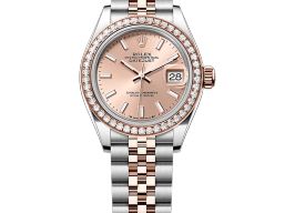 Rolex Lady-Datejust 279381RBR (2025) - Pink dial 28 mm Gold/Steel case
