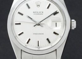 Rolex Oyster Precision 6694 (1973) - Zilver wijzerplaat 34mm Staal