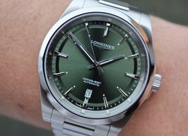 Longines Conquest L3.830.4.02.6 (2024) - Groen wijzerplaat 41mm Staal
